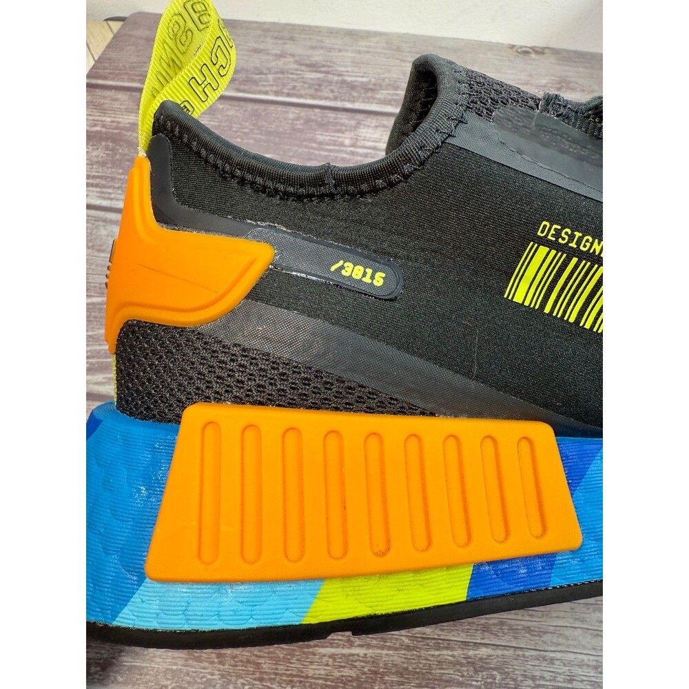 NWOT Adidas NMD R1 Spectoo- Black/ Multi Colored Size 11.5 Men - Picture 10 of 15